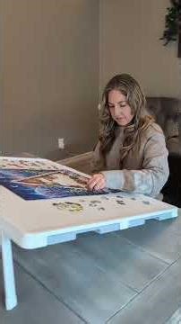 Elevate your puzzling with a rotating and tilting puzzle board