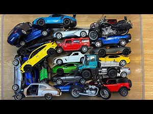 Box full of Mix Cars Pull Back Cars
