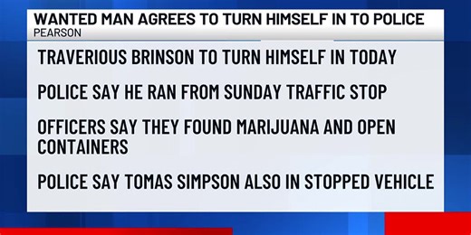 2 arrested in connection to search for man who fled from Pearson Police