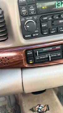 2000 Buick Lesabre Radio Cassette CD Player Delco 09389324 Testing