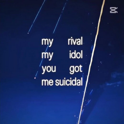 my rival my idol #lyrics #music #edit