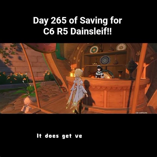 Saving for Dainsleif Day 265! #dainsleif #sethos #genshinimpact