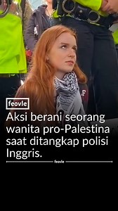 Aksi solidaritas untuk Palestina di Inggris kembali berujung penangkapan. Seorang wanita diborgol setelah memegang tanda kecil bertuliskan “Saya menentang genosida, saya mendukung aksi bela Palestina.” Polisi juga melakukan penangkapan massal terhadap para demonstran lain, menuduh mereka terlibat terorisme hanya karena membawa pesan damai yang menolak pembantaian di Gaza. Sebelum menangkap wanita tersebut, polisi sempat membacakan dasar hukum penahanan, yaitu dugaan bahwa ia mendukung organisasi