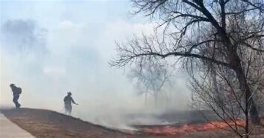 10 acre fire in Thornton spread during strong winds in Denver metro area