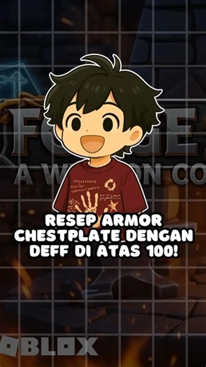 Roblox Content Creator🇮🇩 on Instagram: "RESEP ARMOR CHESTPLATE EPIC DI THE FORGE! . . #roblox #robloxmemes #robloxgamer #robloxcontent #robloxindonesia #robloxindonesia🇮🇩 #robloxfyp #robloxtheforge #theforge"