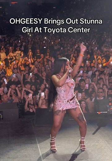 Stunna Girl Performs Live at Toyota Center with OHGEESY