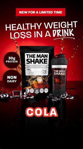 2.2K views · 5 comments | Ahhh it’s that good! The new Cola Flavour keeping you hydrated and refreshed all summer long! Loss the gut, not the fun!  | The MAN Shake | Facebook