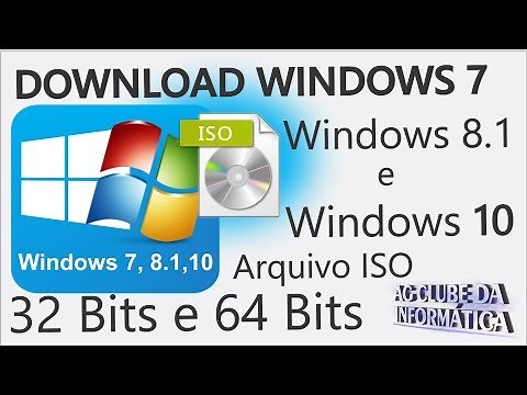 Como Baixar a ISO Original Windows 7, Windows 8.1 e Windows 10