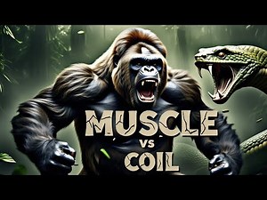 Silverback Gorilla vs. Anaconda: Can Muscle Escape the Coil