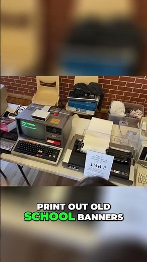 Vintage Computer Show: Tandy, PCs, and Dot Matrix Glory! #shorts