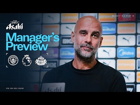 PEP GUARDIOLA PRESS CONFERENCE | Man City v Sunderland | Premier League