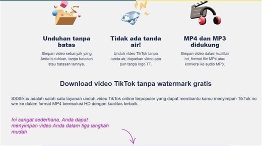 SSSTikTok, 5 Langkah Mudah Download Sound TikTok dan Unduh Video Tanpa Watermark Gratis - Tribunkaltim.co