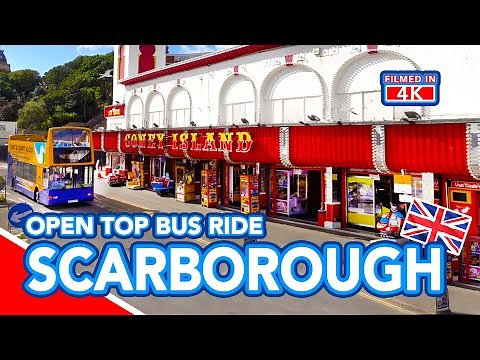 SCARBOROUGH Beachcomber Open Top Bus Ride - Seafront tour from North Bay to South Bay Spa