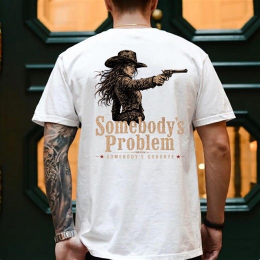 Somebody's Problem Vintage 90s Country Tee T-shirt, Western Music Festival Gift, Retro Country Concert Graphic Tee - Etsy
