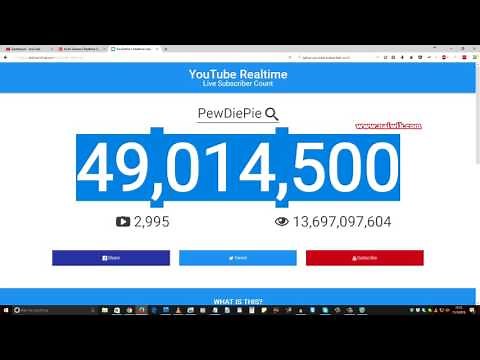 How to View Youtube Live Subscriber Count in Realtime of any Channel