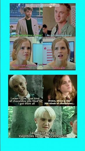 “When Draco Panics & Hermione Marries Him 😭💚 | Dramione Meme | Harry Potter Love Story” #wizard