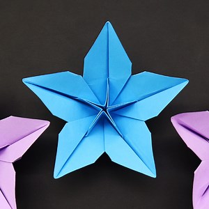 67K views · 5.9K reactions | Today, I am sharing easy origami flower making instructions step by step. It's very easy cherry blossom flower making tutorial. DIY paper flowers... | DIY Crafts & Art | Facebook