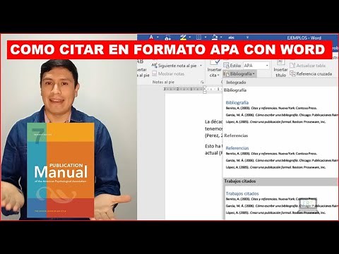 ✍️ Cómo citar en NORMAS APA sin saber APA con Word ✍️