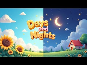 🌞 Day and Night Song for Kids | Learn Morning, Afternoon, and Bedtime Routines!