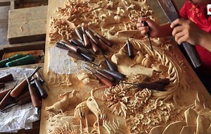 1.8K views · 55 reactions | How Asian makes a Magnificent Wood Carving | Sculpture | Facebook