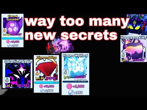 I HATCHED TOO MANY SECRET PETS IN BUBBLE GUM SIMULATOR INFINITY!