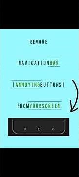 How to remove Navigation bar on Android / Samsung / Huawei