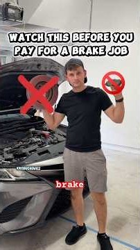 D.I.Y. Toyota Camry front brake pads and rotor replacement.