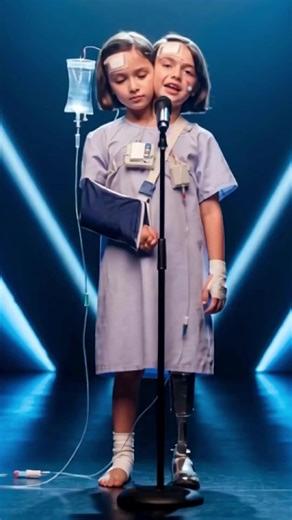 One Soul, Two Faces — Terminally Ill Conjoined Girl Walks onto the AGT Stage with an IV Drip and Sings a Song That Silences the World | What a performance