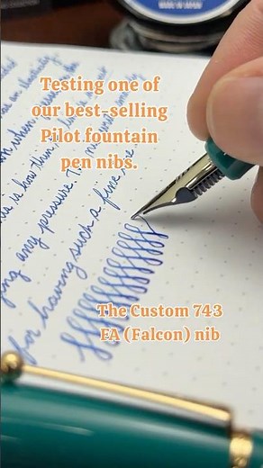 Here’s why the FA (Falcon) nib is a fan-favorite Pilot nib