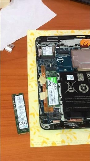 HOW TO INSTALL NVME SSD ON DELL LAPTOP #technology #techmeta #ssd #shorts #laptop