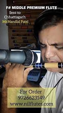 F# Middle Premium Flute Sent to Chhattisgarh | Handcrafted by Nil Flutes