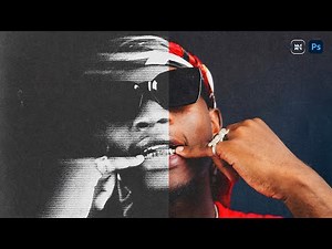 Textured Scan Line Effect in Photoshop