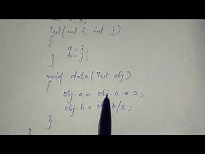 Passing object as argument and returning object.# Java lecture 19