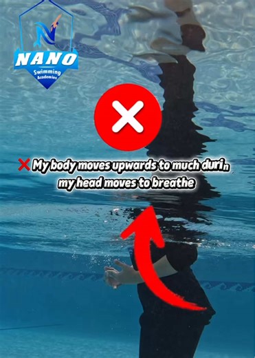 Common mistakes for arms breaststroke swimming technique 🚨 ❌My head movement out of the water is not coordinated with the arms ❌My body moves upwards to much during my head moves to breathe ❌I look front under water ✔️Available now Swimming Lessons for all ages and levels 📍Our location in Diplomatic area in Manama at Fraser Suites Hotel Contact us WhatsApp 32226997 @nourhan.vlogs.bahrain @nano_swimming_bahrain #nano_swimming_bahrain #swimming #bahrain #coach