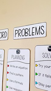 7.8K views · 42 reactions | Solving math word problems is tricky for students whether they are in 3rd grade using multiplication, in middle school solving ratios, or in high school working through quadratic word problems. If you're looking to support students through solving word problems, this math bulletin board set is a guide to solving any math word problem students will see throughout school. #mathbulletinboard #mathclassroom #wordproblems | Scaffolded Math and Science | Facebook