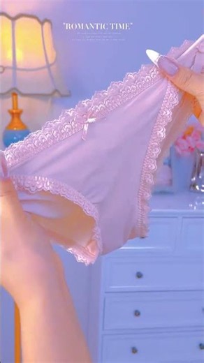 🌸 Cute Pink Satin & Lace Panties | Style Heaven Lingerie Collection ✨ #shorts