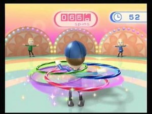 Wii Fit Plus Aerobics Playthrough Part 5: Super Hula Hoop 6 Minute