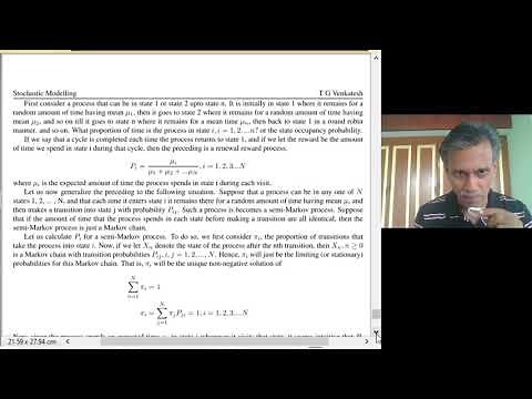 Lecture 33: Semi Markov Process