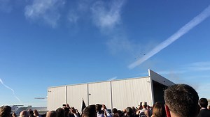 Missing Man Formation in Honor of R.A. Bob Hoover