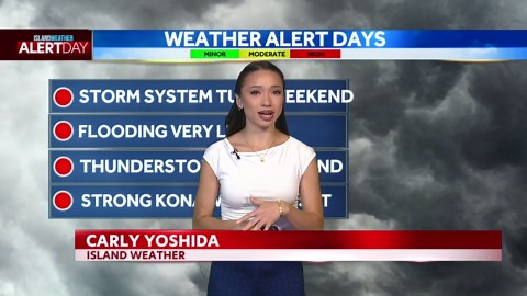 Tuesday Weather Alert Day | Powerful Kona storm expected to bring flooding, and strong winds