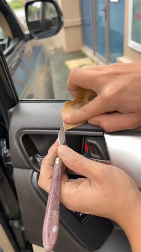 Car Door Panel Repair & Refresh #Shorts AutoArt #repair #diy