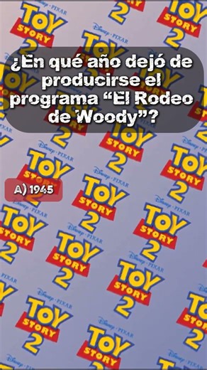 How much do you know about Toy Story 2? | In what year did the show “Woody's Roundup” stop being ...