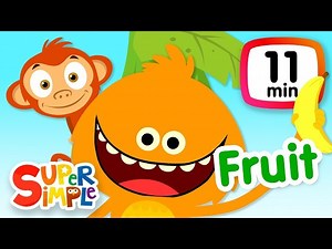 The Super Simple Show - Apples & Bananas! | Kids Songs & Cartoons - Videos For Kids