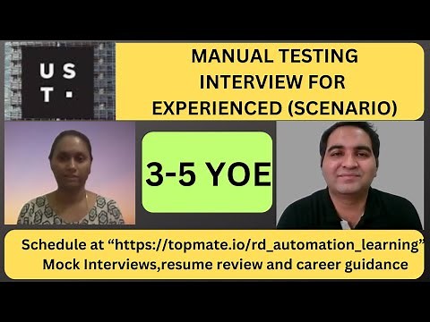 Manual Testing Interview Questions and Answers| Testing Interview Questions | RD Automation Learning