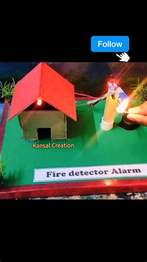 Fire Detector Alarm Working model #FireDetectionAlarmSystem #firedetectoralarm #schoolprojectsforexhibition #StudentLife #education #schoolevents #learningisfun #trending #exhibition #workingschoolproject #scienceproject #reelsfacebook #trendingreels | Kansal Creation