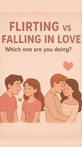 ✨ Flirting vs Falling in Love — which one are you doing? 💞 Sometimes it’s not the butterflies… it’s the peace that tells you it’s real love. 🌷 Flirting gives thrill, love gives depth. 💫 ❤️‍🔥 Flirting fades. Love stays. ❤️ --- #FlirtingVsFallingInLove #RelationshipReel #LoveVibes #RomanticReel #EmotionalReel #SoftLove #HeartfeltMoments #CoupleVibes #LoveTalks #RealLoveFeels #ViralRelationshipReel #LoveQuotes #PastelAesthetic #RomanticIllustration #LoveReel2025 #relationshiptruths | RISE AURA