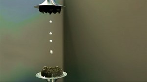 Acoustic Levitation Of Water Droplets