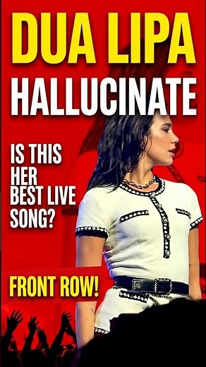 Dua Lipa performs Hallucinate 🔥 - Live from Seoul