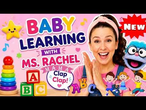 Baby Learning With Ms Rachel - First Words, Songs and Nursery Rhymes for Babies | New Toddler Videos