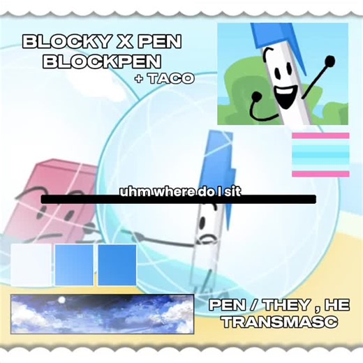 Blocky x Pen BFDI Fan Collaboration